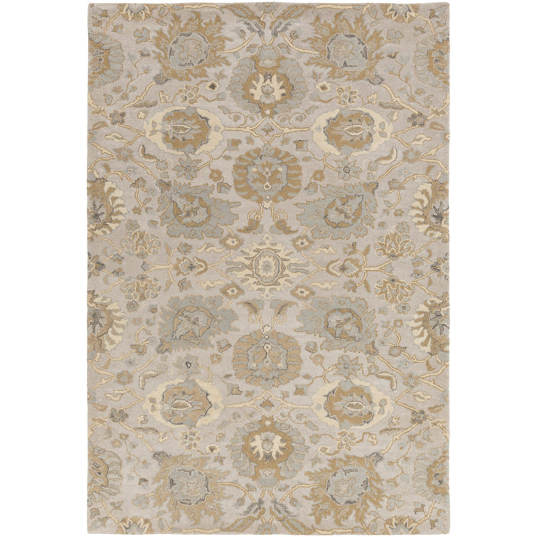 Wool Floral Indoor Rug