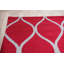Hand Tufted Wool Area Rug in Pink