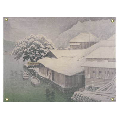 Tapisserie murale «Magallanes Evening Snow at Ishinomaki»