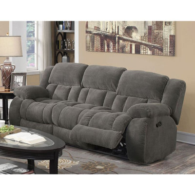 Bohley 87'' Upholstered Reclining Sofa
