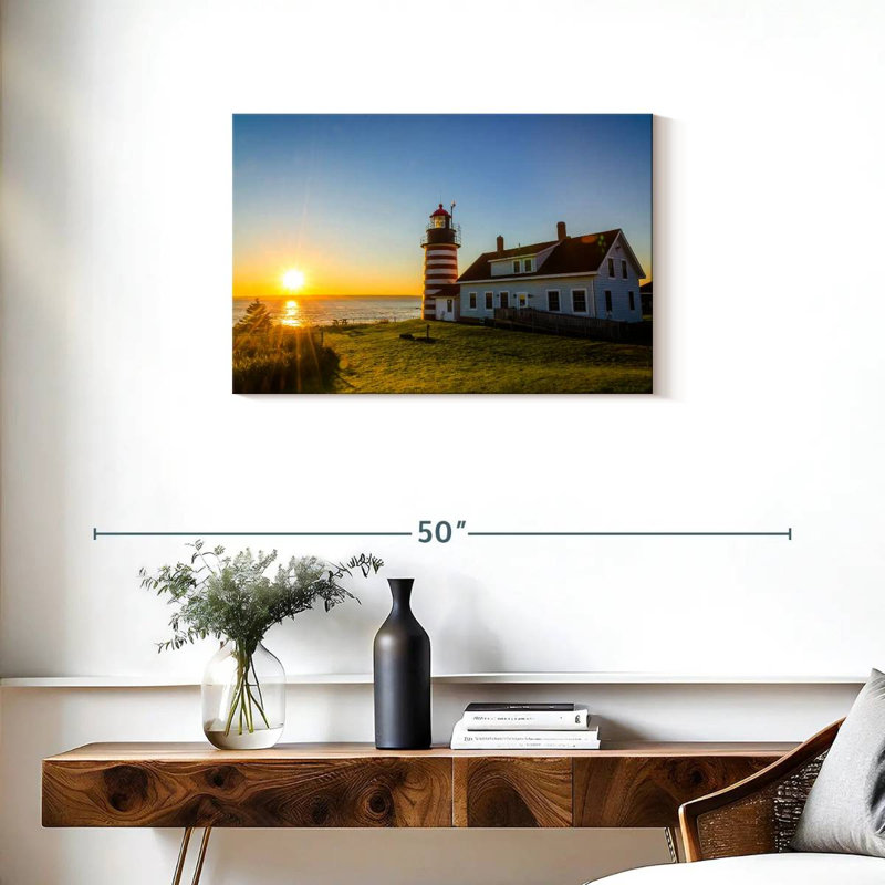 Phare Aletra West Quoddy, H 20 po x l 30 po
