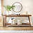 70.9 Inches Extra Long Farmhouse Console Table, Solid Wood Entryway Table With 2-Tier Open Storage,  Narrow Sofa Table Behind Couch For Hallway, Living Room, Or Foyer-1539278693