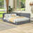 Full Size Upholstered Daybed Frame with Slats-2074700268