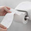 Rouleau de support de papier de toilette chromé à ajustement universel
