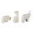 Cole And Grey Marble Small Rounded Safari Animals Sculpture With Copper Accents-1975296396-1975296399