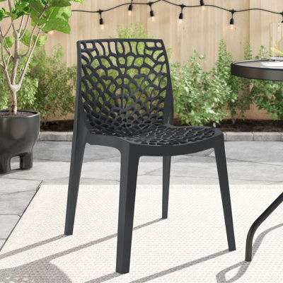 Stackable Outdoor Patio Dining Side Chair