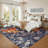Tiger Washable Rugs Area Rugs for Living Room Vintage Rug Botanical Floor Carpet for Dining Room Home Office-1362524251-1360865102
