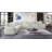 Upholstered Power Motion Modular 9-Piece 4-Recliner L-Sectional, with Wireless Charging & USB ports & Storage-94239209