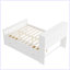 Base de lit plateforme moderne avec bibliothèques de rangement et tablettes-258017942-258017941