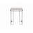 Natural Oak & Chrome Finish End Table