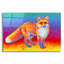 "Rainbow Red Fox" par Rebecca Wang Art-1508634063