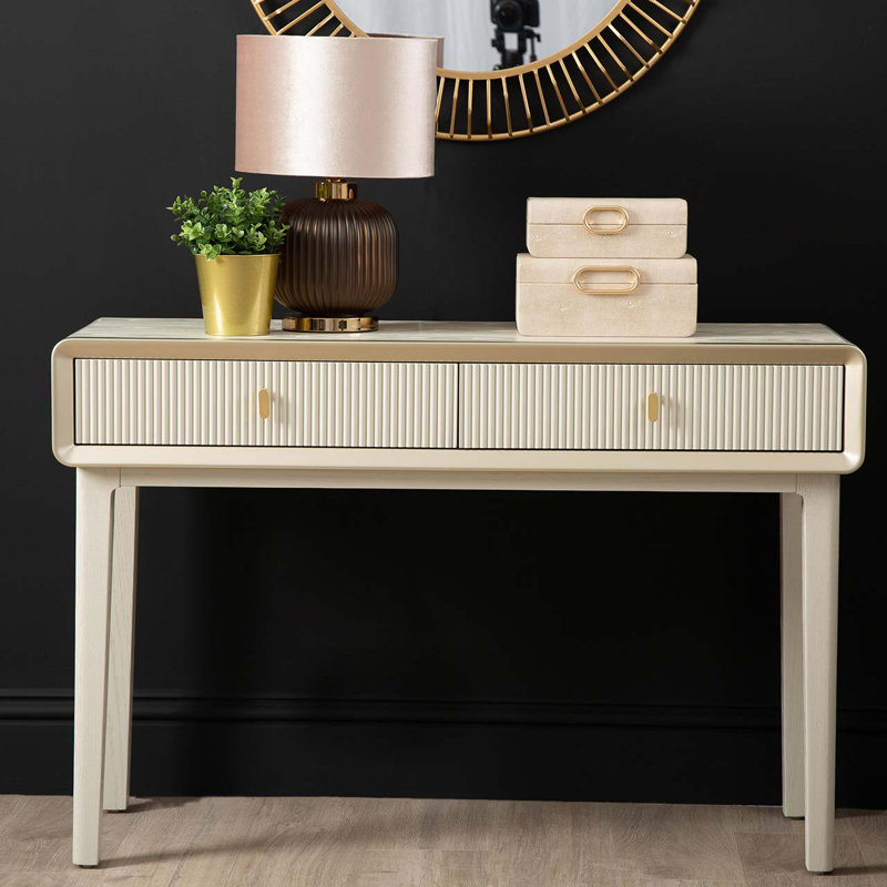 120.5Cm Console Table, Cream