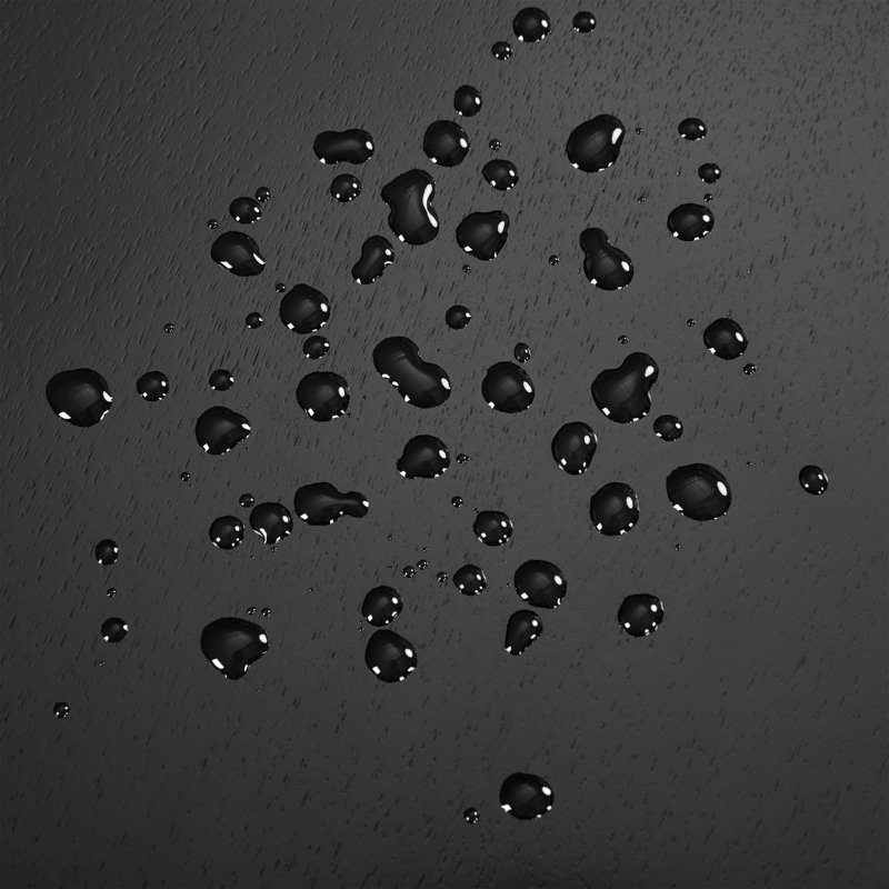 Table de chevet 2 tiroirs Klae, Noir