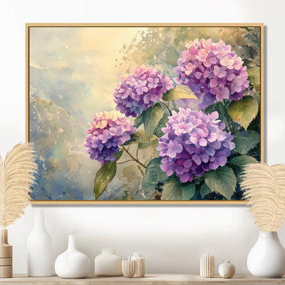 Hydrangeas In The Summer Mist - Hydrangea Wall Art