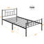 Delaenie Metal Platform Bed-534920298-534920299