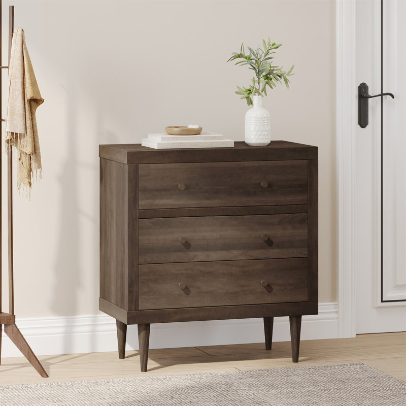Commode 3 tiroirs, Noyer