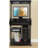Microwave cart coffee station computer cart sliding shelf with locking swivel casters-1743464052