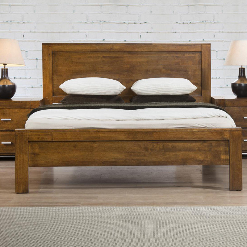 Artzt Bed Frame, Double (4'6), Brown