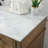 Rivers 60 " W Freestanding Standard Free Standing 1 Single Vanity Bathroom Vanity With Carrara Marble Top-73360023