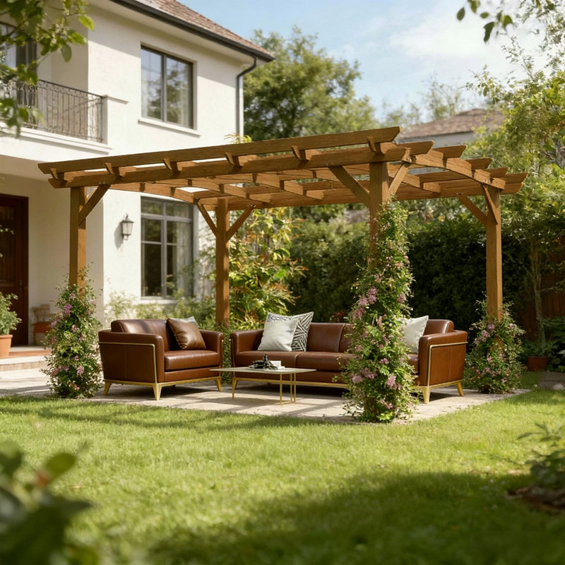 Pergola arquée, treillis de jardin pour l'extérieur