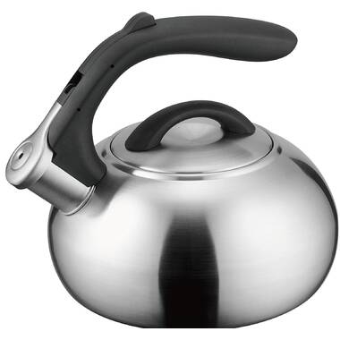 Circulon 8-Cup Enamel on Steel Induction Stovetop Teakettle with Flip-Up  Spout 48170 - The Home Depot