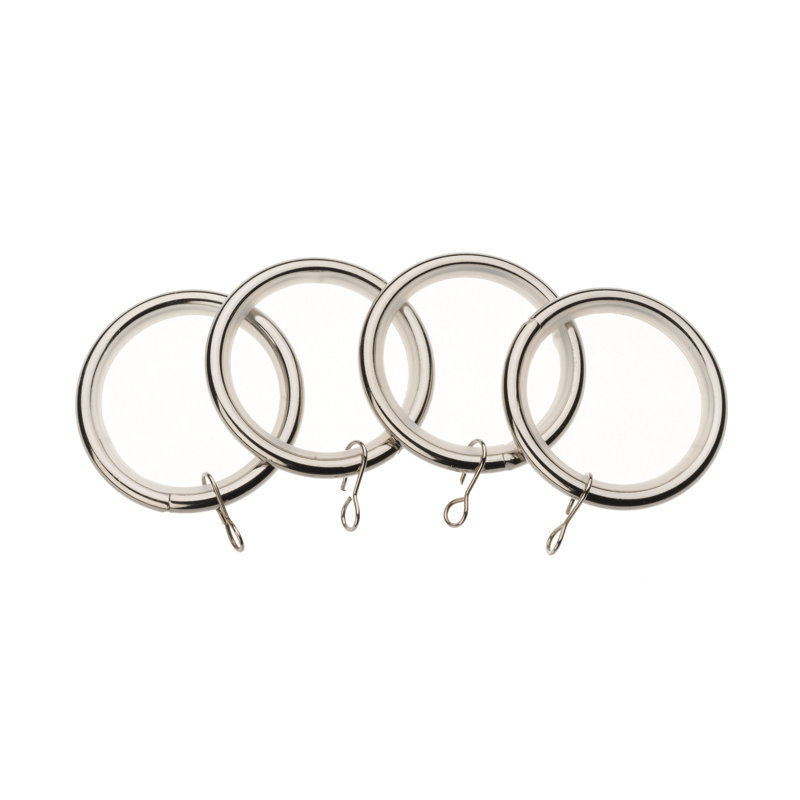Jair 2.8cm Single Pole, Satin Steel, 120cm