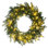 24" Georgian Fraser Fir Artificial Pre-Lit Wreath with 150 Warm White Lights, Lush Green