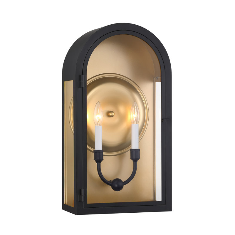 Lanterne murale d'extérieur 2 lumières Grotto, 2, H 22,5 po x l 12 po x P 12 po
