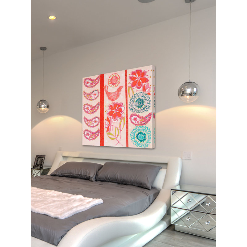 Redbird Uptop by Maria Pezzano - Wrapped Canvas Print, 46 cm H x 46 cm W