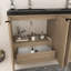 Meuble-lavabo autoportant 59 po Monterey + lavabo double en acrylique renforcé noir-570135852