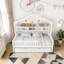 Lit simple en bois avec lit gigogne-178431831