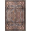 Tapis décoratif brun à motif tissé rétro-2052338057