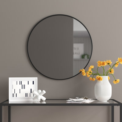 Aloysius Metal Flat Wall Mirror