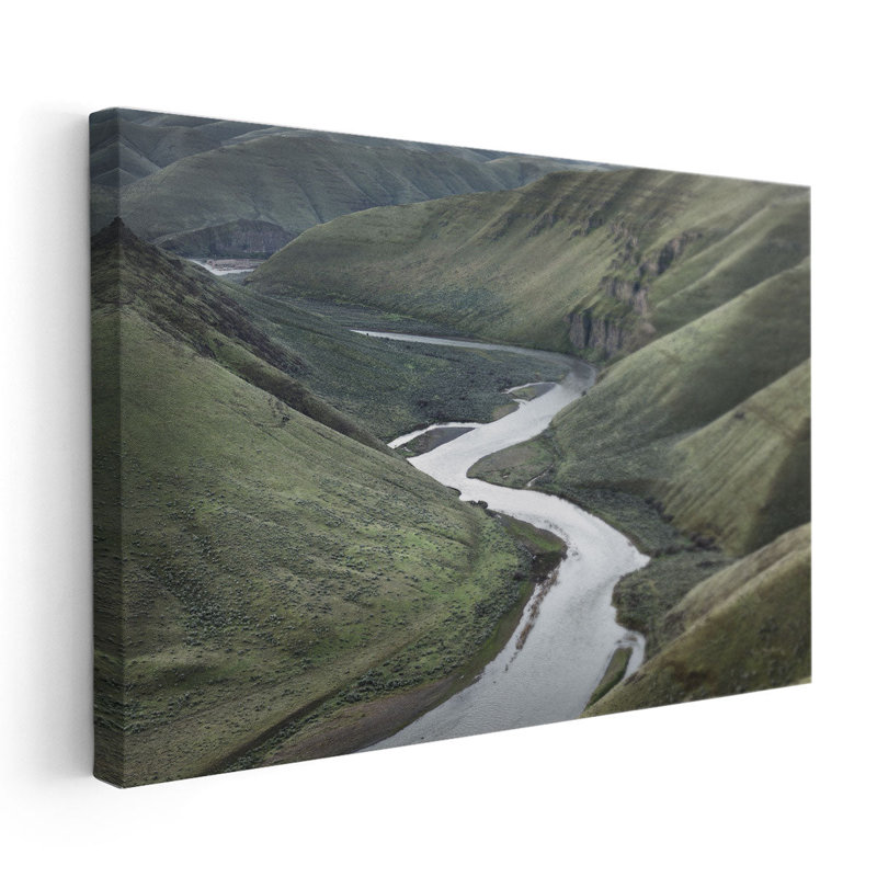 John Day River Oregon I - reproduction d'art sur toile, H 32 po x l 48 po