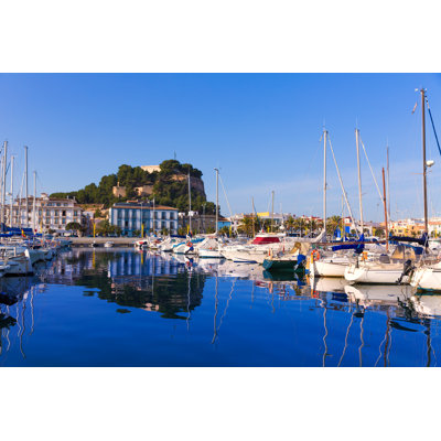 Denia Port by Lunamarina - Wrapped Canvas Print