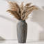 Vase en céramique rustique 12,5 pouces, vase décoratif pour maison de campagne, grand vase à fleurs pour salon, table, mariage, tablette, finition bronze