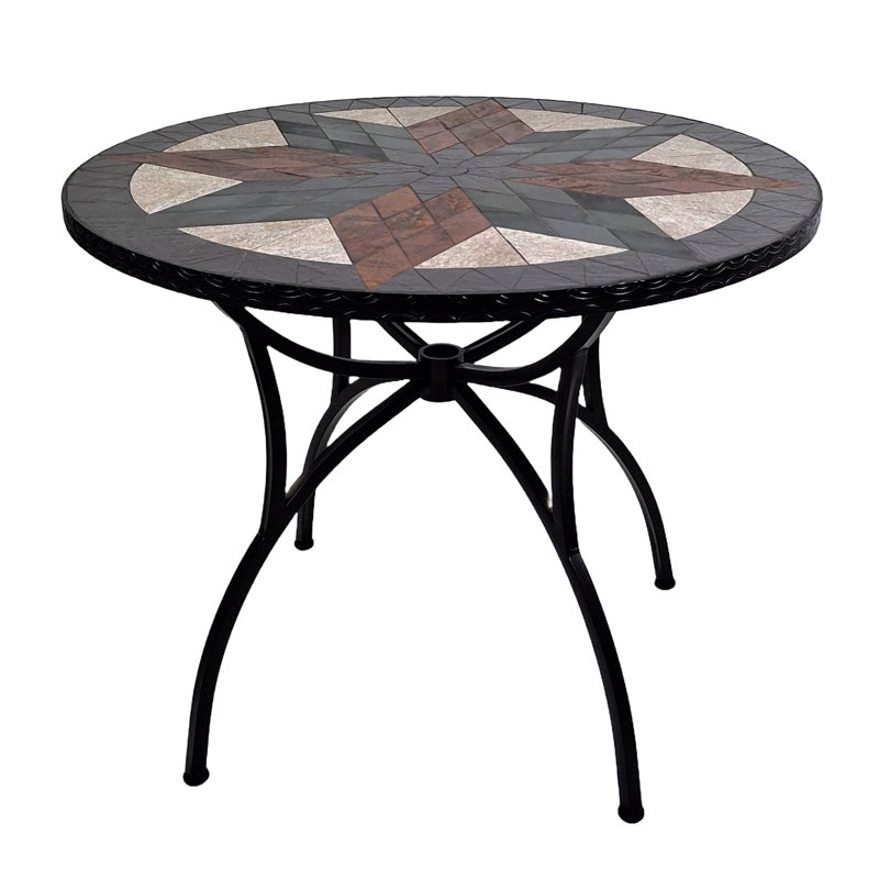 Montilla Garden Stone Mosaic Patio Table