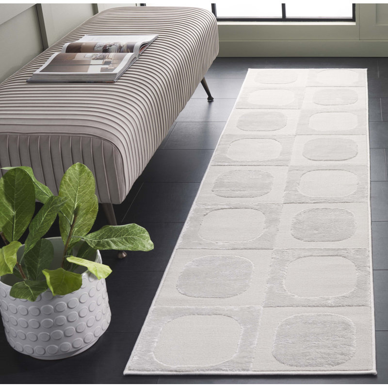 Izazul 100 Performance Geometric Rug, Runner 2' x 8'