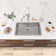 Stylish Olite Dual-Mount 27" Stainless Steel Single Bowl Kitchen Sink