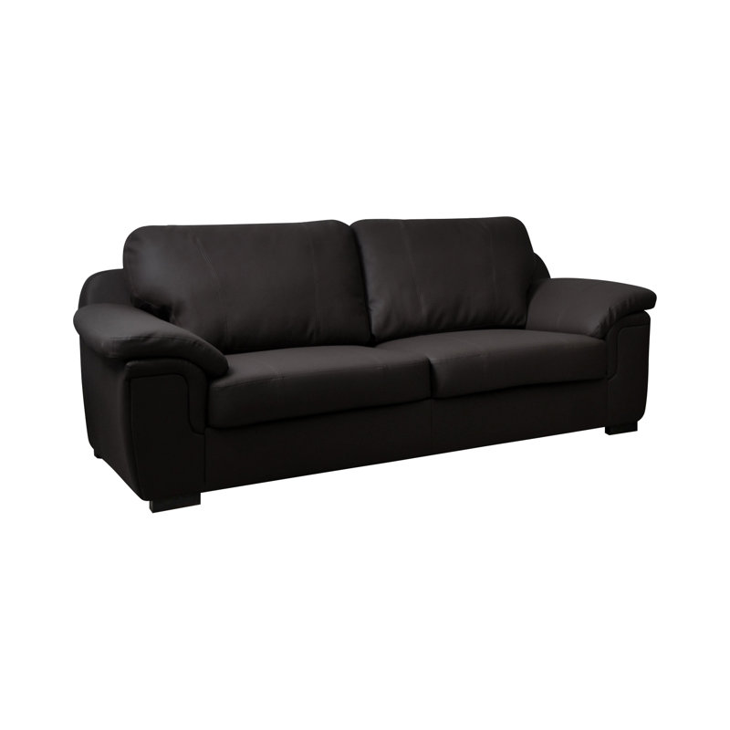 Wedemeyer 3 Seater Upholstered Sofa, Black