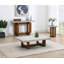 Table basse Keven, plateau en faux béton