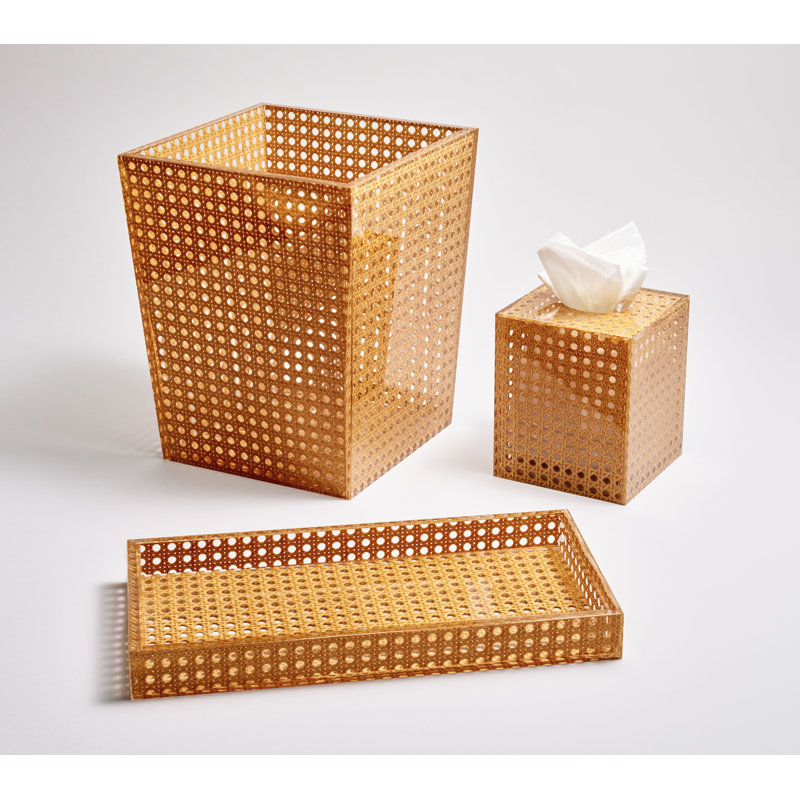 Reed Waste Basket, Natural