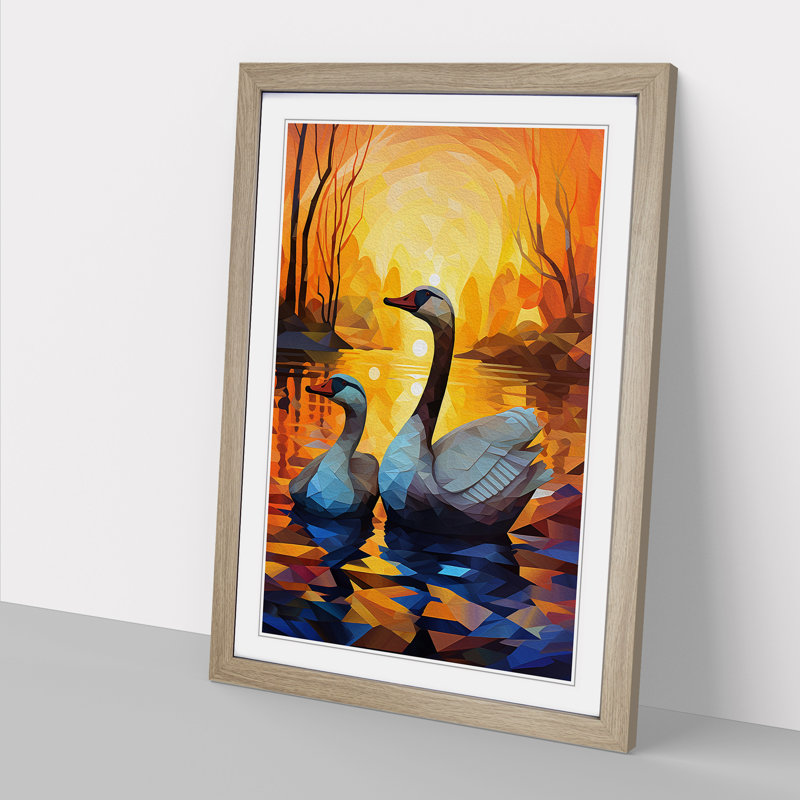 Goose Orphism - Framed Print