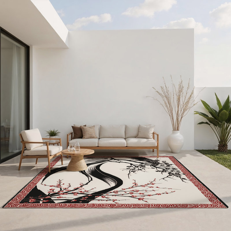 Tapis intérieur et extérieur Eernal Spring, Rectangle 1 pi 6 po x 2 pi 6 po