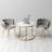 Uresti 17.75'' H Tufted Upholstered Metal Armchair-477132650-515900540