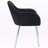 Irving Metal Leg and Leather Frame Two-Piece Dining Chair Set, 32.79'' H X 21.76'' W X 23.76'' D