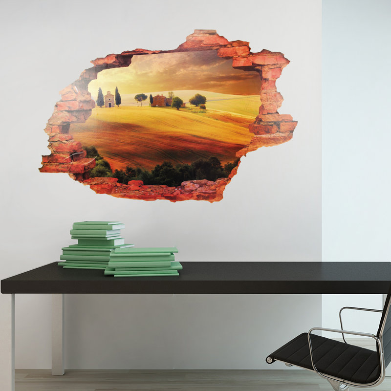View Through the Wall Tuscany Wall Decal