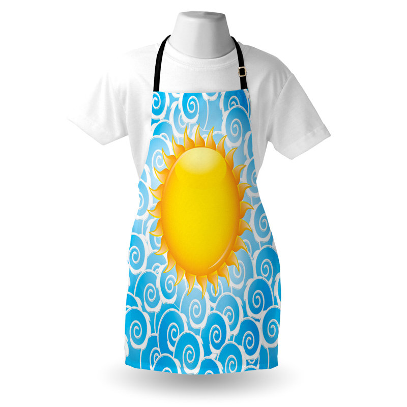 No Pattern Bib Apron