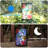 Outdoor Hanging Lantern,solar Lantern,hummingbird & Flower Pattern Lantern With Led Light,decorative Lantern For Garden, Patio, Yard Ambiance