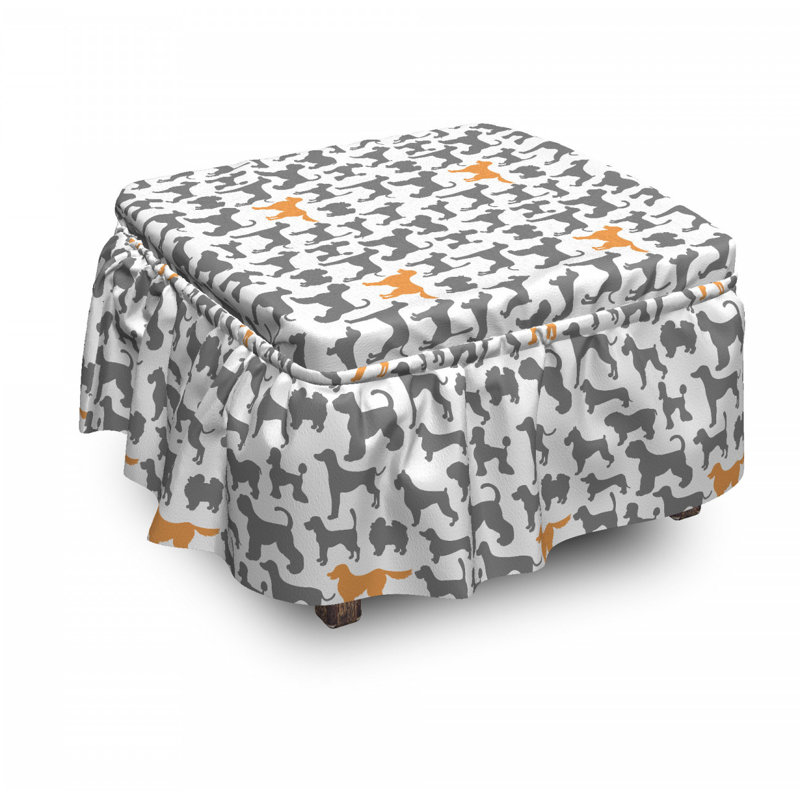 Housse pour pour chiens lovers repose-pieds